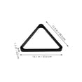 thumbnail image 2 of HEANUJJ 2pcs Durable Billiards Triangle Rack Pool Table Accessory for Game Selection, 2 of 8