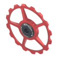 thumbnail image 2 of 11-17T Wheel Ceramic Bearing Pulley Road Bike Rear Derailleur Red16T, 2 of 9