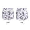 thumbnail image 3 of KLL Lavender Flowers Pattern Shorts Women,Athletic Shorts High Waisted Running Shorts Pocket Sporty Short Gym Elastic Workout Shorts-XX-Large, 3 of 7