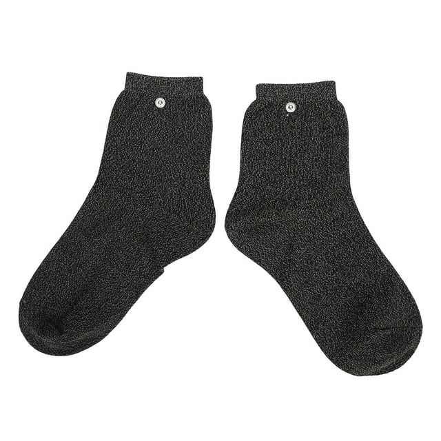 Calcetines conductores de electrodos, fibra de plata, electroterapia, masaje de pulso, calcetines para el cuidado de la salud.