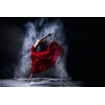 thumbnail image 2 of Kleiner, Petr 32x23 White Modern Wood Framed Museum Art Print Titled - Red Dancing, 2 of 4