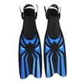 thumbnail image 1 of QualitChoice Chaussures de Plongée Snorkeling à Talon Ouvert avec Sangle Réglable S-M Noir + Bleu Royal G-TG, 1 of 6