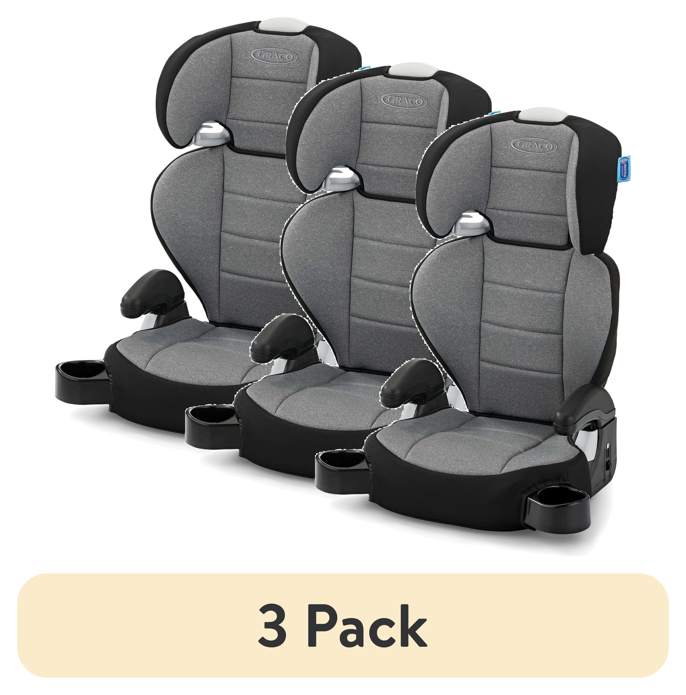 (3 pack) Graco TurboBooster 2.0 Highback Booster Seat, Declan, Grey
