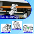 thumbnail image 4 of BPV-31 Refrigerator Tap Valve Set-Line Tap Valve Kit, for 1/4 Inch, 5/16 Inch, 3/8 Inch Outside Diameter Tube 4pcs, 4 of 6