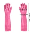 thumbnail image 3 of Waterproof Rubber Dishwashing Gloves, Non Slip Durable Household Cleaning Gloves, Protective Hand Gear for Kitchen Laundry and Daily Cleansing, 3 of 6