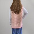 thumbnail image 4 of Puntoco Chaqueta Sin Mangas Con Estampado De Cuadros De Invierno Para Mujer, Cárdigan Con Parte Delantera Abierta, Abrigo De Peluche, 4 of 9