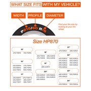 AutoSock HP870 - Passenger Vehicle Snow Socks for Tires on Cars, SUVs and Pickups, Pack of 2