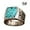 A, variant on Turquoise Ring Lihuang Bohemia Carved Retro Fashion Jewelry for Men and Women - Stylish Accessory