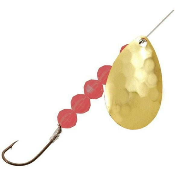Northland WSS4-HG Walleye Spinner #4, Ib 1/Cd Hex Gold, Walleye Spinner #4, Ib 1/Cd Hex Gold