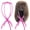 Pink, variant on Pink Wig Stand,Portable Wig Holder Wig Head Stand for All Wigs Travel Wig (pink (2pack))