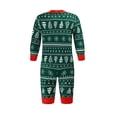 thumbnail image 4 of Matching Family Pajamas Sets Christmas PJ's Snowflake Print Top and Pants Bottom Sleepwear, 4 of 4