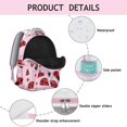 thumbnail image 4 of Trendy Ladybug Print Backpack - Water-Resistant School & Work Bag for Women & Teens, Large Capacity Laptop Backpack with Multiple Pockets, 4 of 6