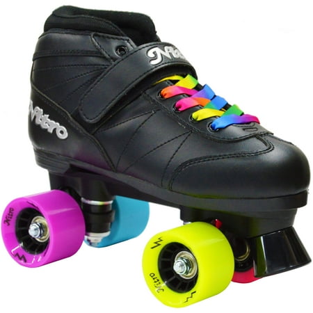Epic Rainbow Nitro Quad Speed Skates (Best Speed Skates Brand)