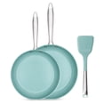 thumbnail image 1 of Juego de 2 Sartenes 20 y 24 cm Con utensilio de cocina Jade Cook Acero inoxidable, 1 of 4