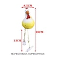 thumbnail image 4 of De Pollo Para Exteriores Para Jardín, 28*8,5 Cm, Decoración De Resina Impermeable, Artesanías, Decoraciones De Figuras Encantadoras Para El Hogar Cateissary  HA044092-01, 4 of 6
