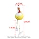 thumbnail image 4 of De Pollo Para Exteriores Para Jardín, 28*8,5 Cm, Decoración De Resina Impermeable, Artesanías, Decoraciones De Figuras Encantadoras Para El Hogar seitruly  HA044092-01, 4 of 6