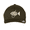 Olive, variant on Christian Jesus Fishers of Men Matthew 4:19 Mens Embroidered Cotton Blend Stretch Fit Hat, Olive, Small/Medium