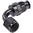 thumbnail image 6 of JEGS AN 90-Degree PTFE Hose End Fitting [-8 AN Female to -8 AN PTFE Hose, Black Anodized Aluminum], 6 of 6