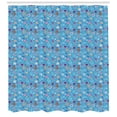thumbnail image 3 of Ambesonne Stars Shower Curtain, Colorful Heavenly Bodies, 69"Wx84"L, Multicolor, 3 of 3