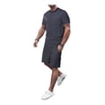 thumbnail image 2 of Hombres Playera Y Pantalones Cortos Con Estampado De Rayas, 2 of 8