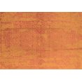 thumbnail image 1 of Ahgly Company Indoor Rectangle Oriental Orange Industrial Area Rugs, 7' x 10', 1 of 4