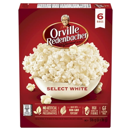 Orville Redenbacher Select White Microwave Popcorn (6 x Pack of 6 - 36 bags total), $5.27