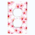 thumbnail image 2 of Metal Light Switch Plate Cover Japanese Sakura Flower Pink White Wallpaper FLW042, 2 of 13