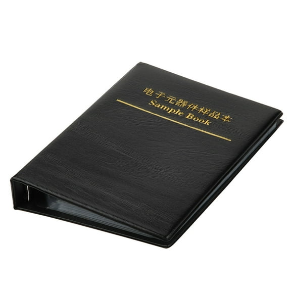 1pc Empty Electronic Component Sample Book 20 Pages for SMD Resistor Capacitor Bienvenido