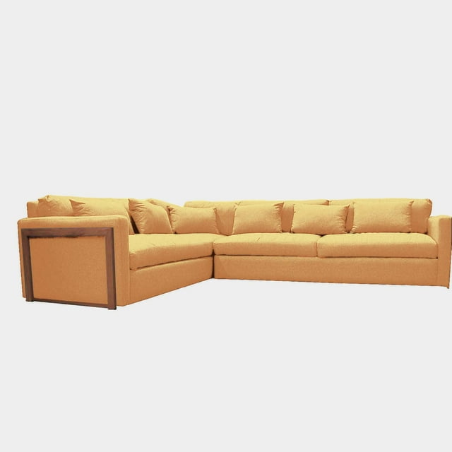 Sala Esquina Zahara Normal Curri Mustard - DC Inlab Muebles Modelo D