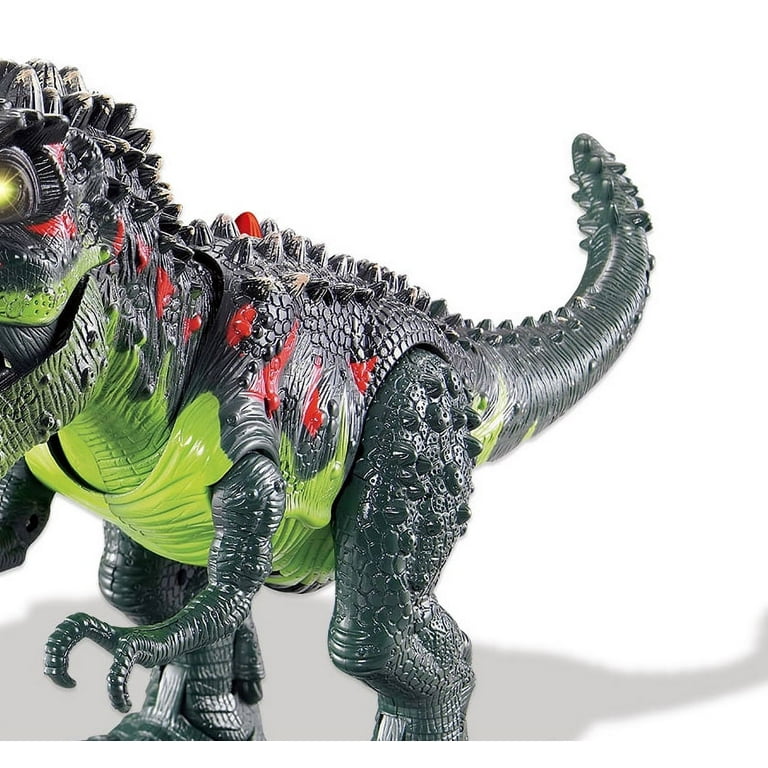 ブルー リアルver！　T-REXグリーンver！ Walking Battery Operated Toy Dinosaur T-Rex Tyrannosaurus