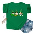 thumbnail image 4 of Chemises de la Saint-Patrick pour Femmes Saint-Valentin Imprimé Hiver Décontracté Floral Haut Saint-Patrick, 4 of 4