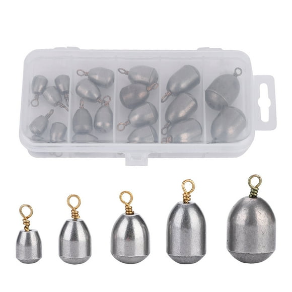 Fishing Weights Set Fishing Sinkers Weight Set Fishing Accessory Fishing Weights For Fishing Lovers Helps Reduce Resistance In Water