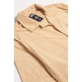thumbnail image 4 of Ragstock Tan Terry Knit Button Up Shirt, 4 of 4
