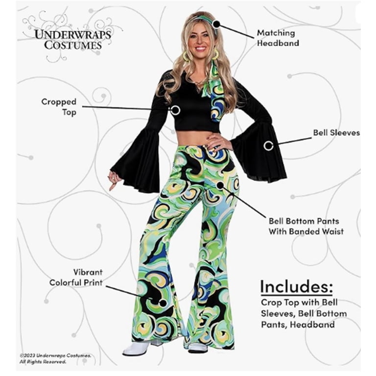 60's Groovy Hot Pants - 3 Pieces - Hippie - Disco - Costume - Adult - Medium - Walmart.com 60's Groovy Hot Pants - 3 Pieces - Hippie - Disco - Costume - Adult - Medium - Walmart.com