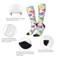 thumbnail image 6 of Balery Cute Chameleons Fun Novelty Socks Men'S Women'S Crew Socks Funny Crazy Novelty Socks Quirky And Cool Socks, 6 of 9