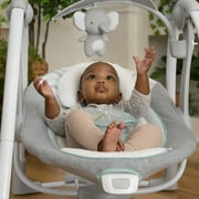 Ingenuity 2-in-1 Portable Baby Swing & Infant Seat with Vibrations and Music, Unisex, Swell