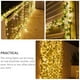 thumbnail image 4 of KAKOWELY Guirnalda de luces solares de ratán con hojas, luces de hadas para jardín, exteriores, hogar, césped y patio., 4 of 5