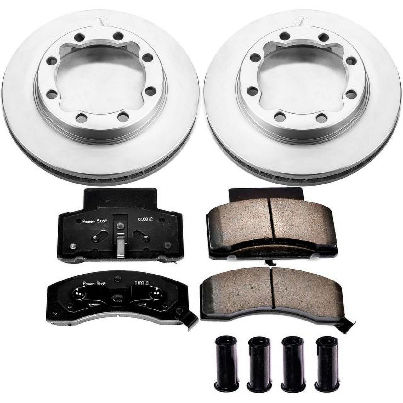 PowerStop Front Geomet Coated Brake Rotor and Pad Kit Fits: CHEVROLET DODGE GMC Select Models CRK1992