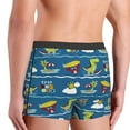 thumbnail image 5 of Junzan Dinosaur On The Beach Vacation Mens Underwear Boxer Briefs For Men’s - Large, 5 of 9
