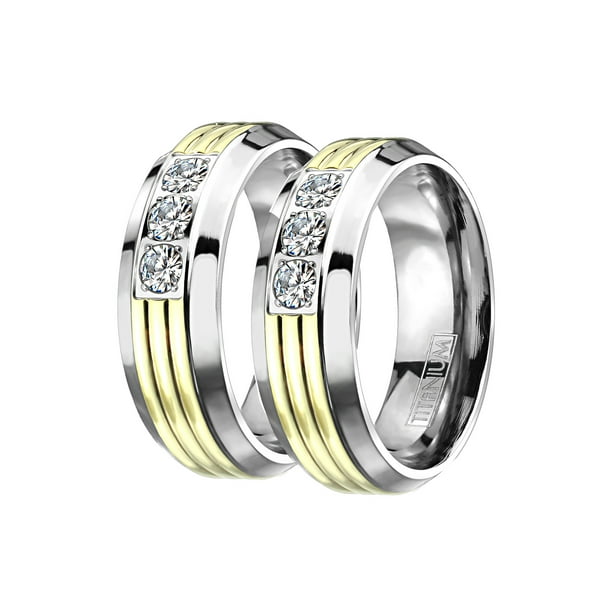 his and hers wedding rings titanium