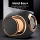 thumbnail image 5 of USB Outdoor Portable Speakers with Subwoofer Bass/BT/TF/AUX/FM/Hands-Free Wireless Bluetooth Speaker for Outdoor Shower Pool Travel,Black, 5 of 5
