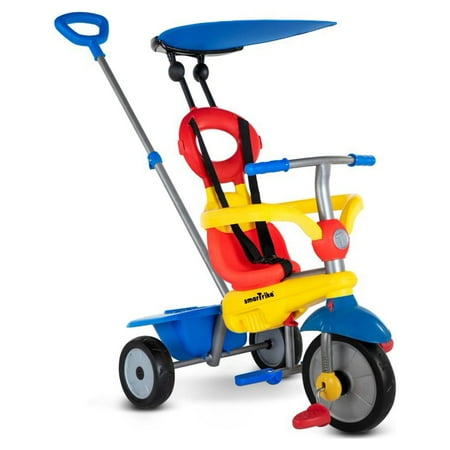 smarTrike Zoom 4 in 1 Baby Toddler Trike Tricycle Toy for 15 36 Mo Multicolor Walmart