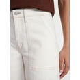 thumbnail image 4 of Time and Tru Women's Wide Leg Utility Trousers, 31" Inseam, Sizes 0-20, 4 of 6
