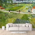 thumbnail image 2 of IDEA4WALL 6pcs A Road Through Green Fields Removable Wall Murals Large Wall Stickers for Home Decoration - 100x144 inches, 2 of 5