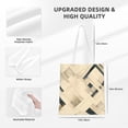 thumbnail image 2 of Canvas Bag Tote Bag Shopping Bag 16×15in Can Be Carried By Hand And Can Be Used For Daily Travel Such As Shopping And Going To Work Darkorchid Geometric Lines Hand-Drawn Sketch_4, 2 of 8