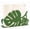 Green, variant on Mango Steam Metal Tabletop Napkin & Letter Holder - Leaf, Green (6" L x 1.75" W x 4" H)