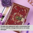 thumbnail image 4 of Lockable Secret Diary, hot gold embossed design diary, thick refillable diary, lock for adults and children, 4 of 5