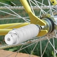 thumbnail image 3 of Reposapiés traseros de metal para bicicleta, resistentes, para acrobacias, accesorios para bicicleta (plateados), 3 of 12