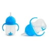 Munchkin Click Lock 7 Ounce Weighted Flexi-Straw Cup, 2 Pack, Blue
