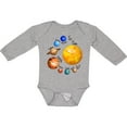 thumbnail image 3 of Inktastic Sun and Planets- Yes, and Pluto Boys or Girls Long Sleeve Baby Bodysuit, 3 of 5